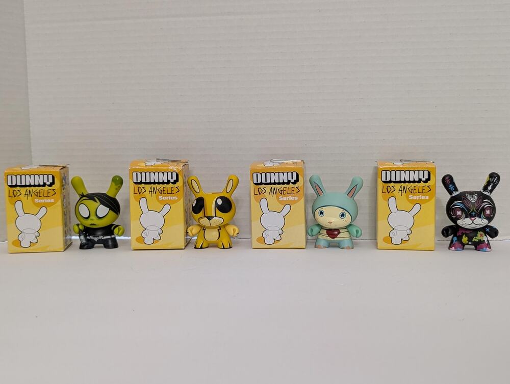 Kidrobot Dunny LA Series Vinyl Figure Lot Joe Ledbetter Tara McPherson 2006